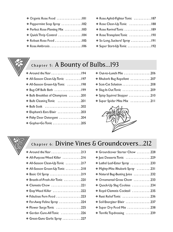 Terrific Garden Tonics